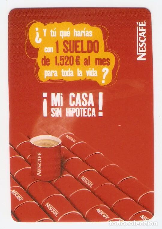 Kalender: CALENDARIO DE BOLSILLO PUBLICITARIO DEL A&Ntilde;O 2008 MARCA DE CAF&Eacute; - NESCAF&Eacute;
