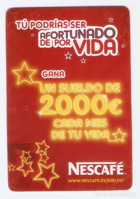 Kalender: CALENDARIO DE BOLSILLO PUBLICITARIO DEL A&Ntilde;O 2009 MARCA DE CAF&Eacute; - NESCAF&Eacute;