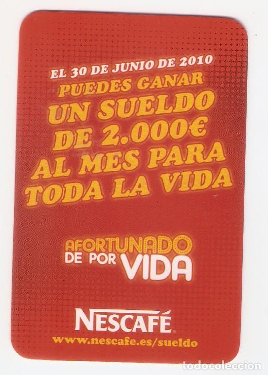 Kalender: CALENDARIO DE BOLSILLO PUBLICITARIO DEL A&Ntilde;O 2010 MARCA DE CAF&Eacute; - NESCAF&Eacute;