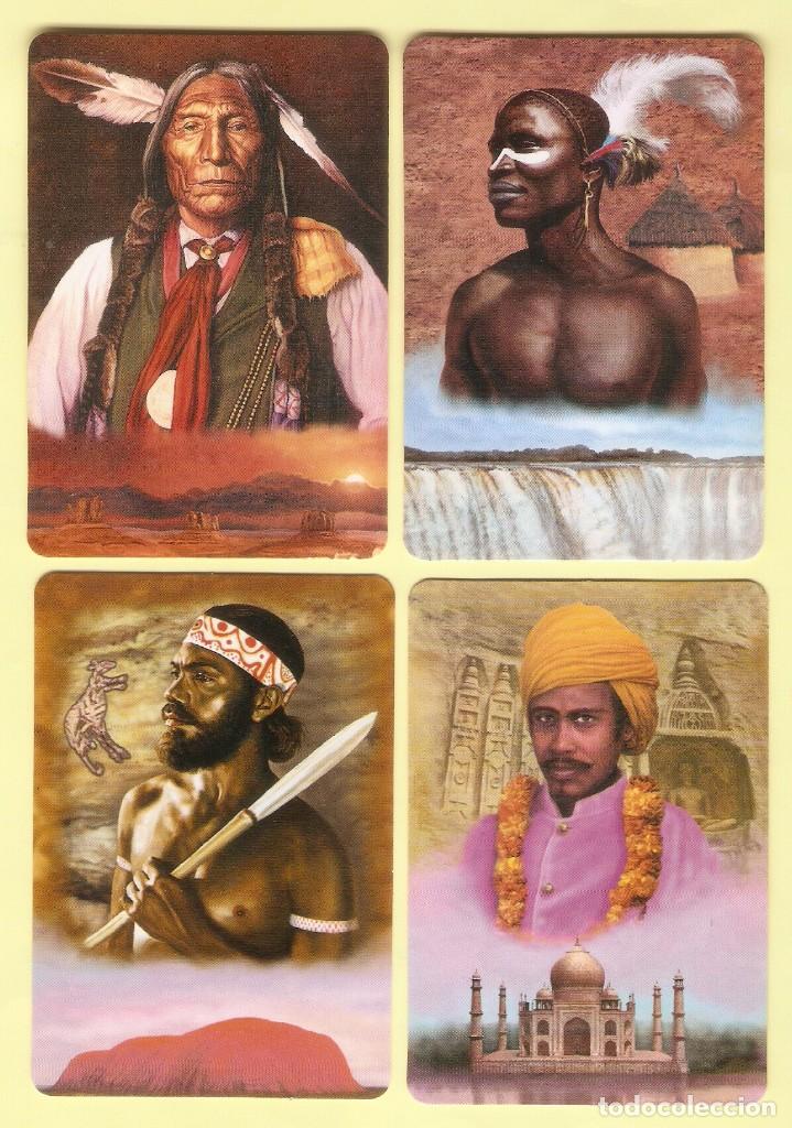 Kalender: 4 CALENDARIOS DE BOLSILLO DE SERIE A&Ntilde;O 2000 RAZAS HUMANAS - SIN PUBLICIDAD: VER FOTO REVERSOS