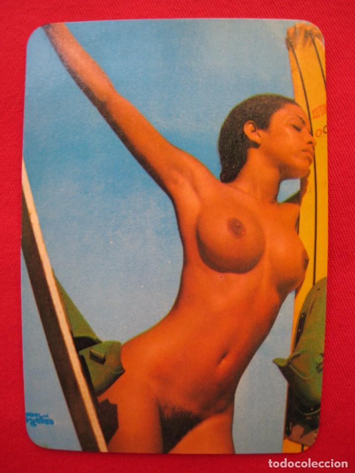 Kalender: CALENDARIO DE BOLSILLO - CHICA DESNUDA - A&Ntilde;O 1977 / 1978.