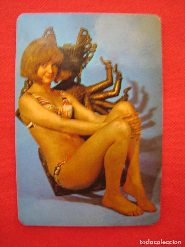 Kalender: CALENDARIO DE BOLSILLO - CHICA DESNUDA - A&Ntilde;O 1971.