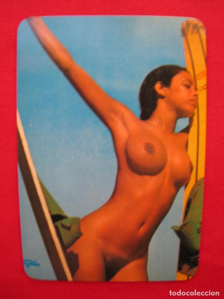 Kalender: CALENDARIO DE BOLSILLO - CHICA DESNUDA - A&Ntilde;O 1977 / 1978.