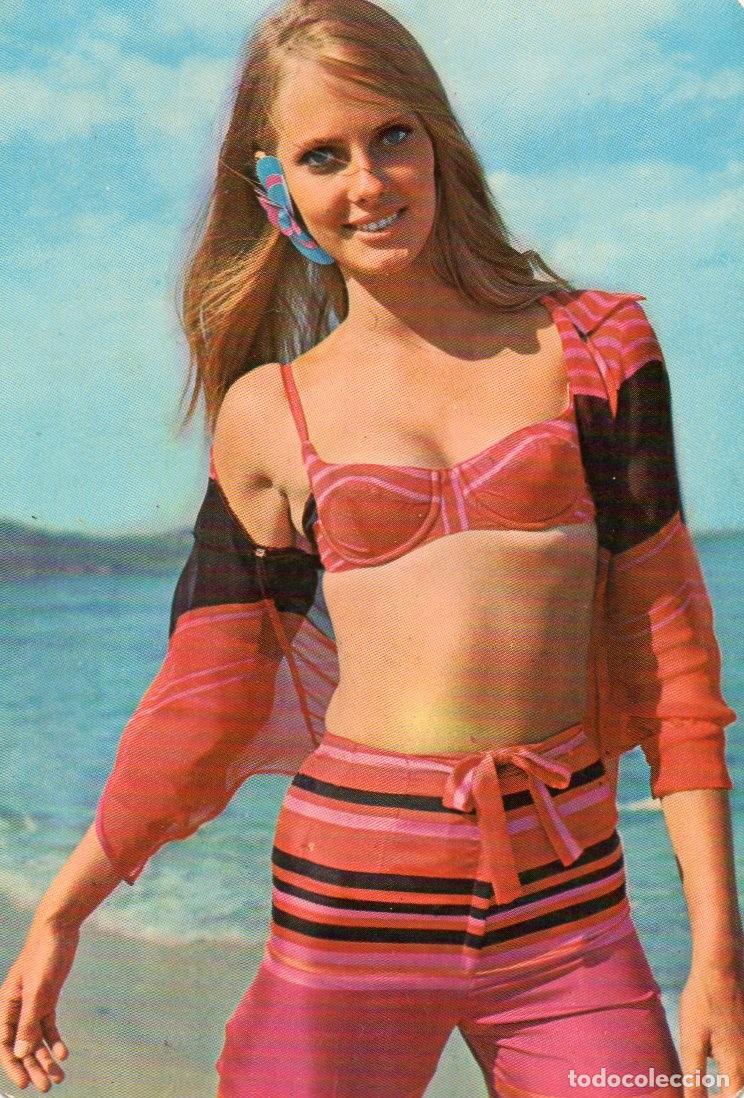 Calendars: Calendario de Chicas 1973 - SERIE B4 - PLAYA N&ordm; 8 - DLB. 49.191