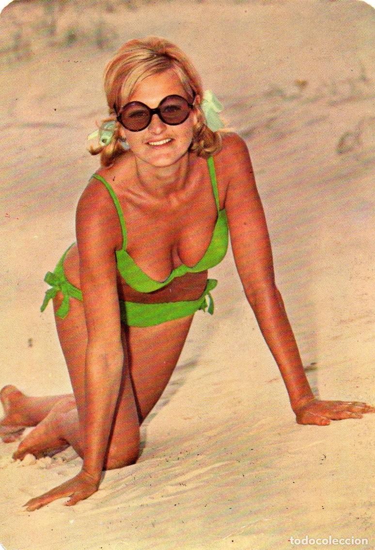 Calendars: Calendario de Chicas 1973 - SERIE 73 B4 - PLAYA N&ordm; 7 - DLB. 49.190
