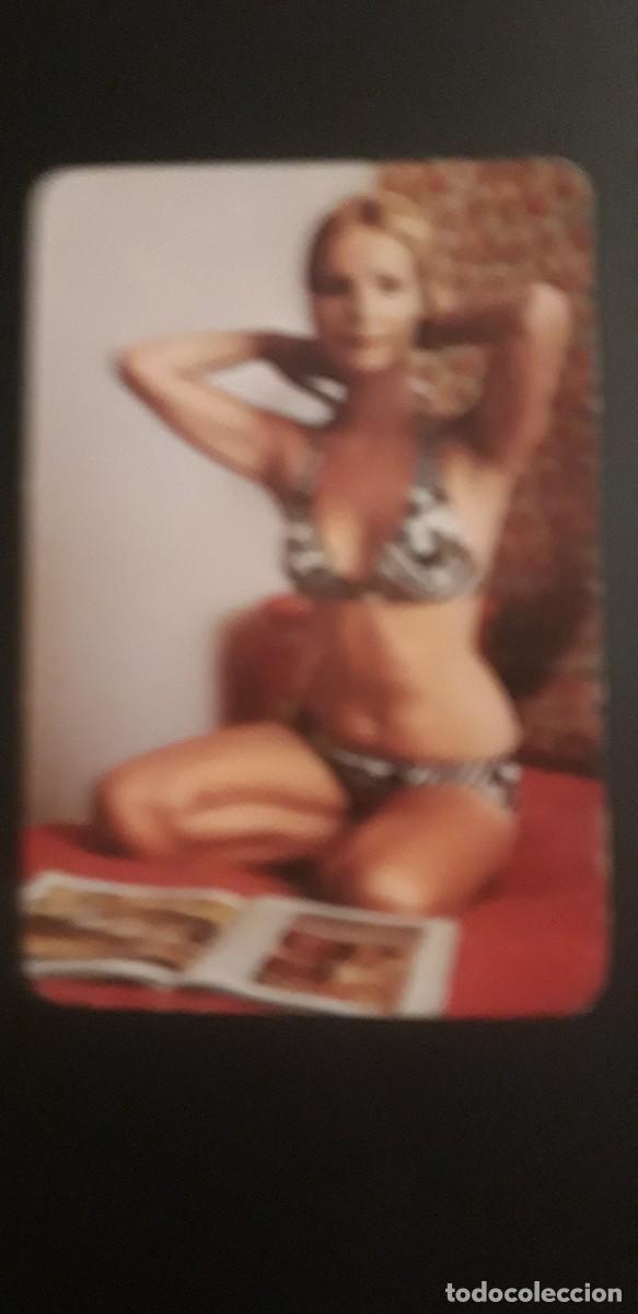 Calendars: 1 CALENDARIO DE ** CHICA ** A&Ntilde;O 1974 DLB 32392. CON PUBLICIDAD