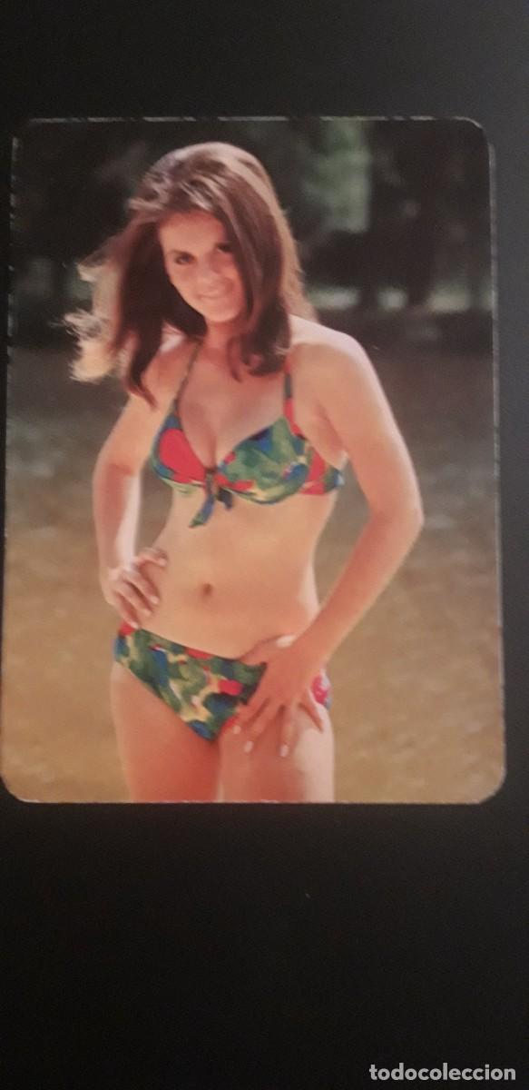 Calend&aacute;rios: 1 CALENDARIO DE ** CHICA ** A&Ntilde;O 1974 DLB 53340 CON PUBLICIDAD