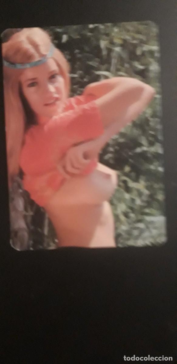 Calendars: 1 CALENDARIO DE ** CHICA ** A&Ntilde;O 1978. DLB 42290. CON PUBLICIDAD.