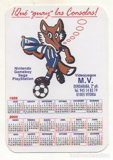 Calendriers: Calendario publicitario de Consolas 1999/2000 Ver reverso