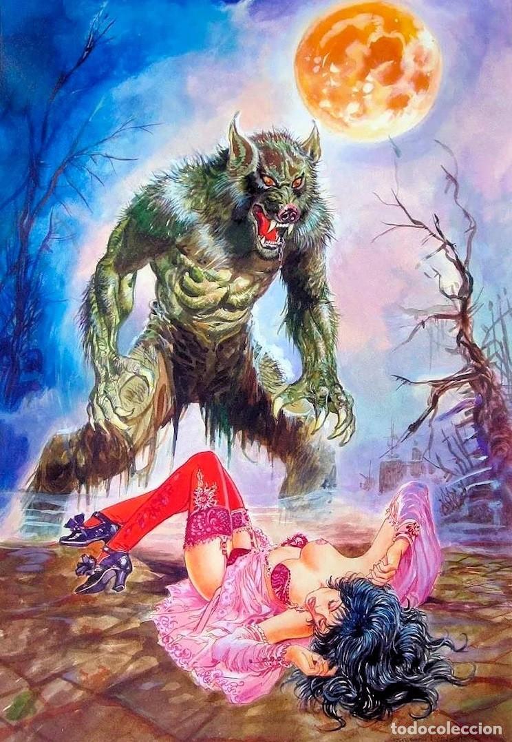 Kalender: Terror Girls, Hentai, Brunette, Boobs, Wolf Man - CALENDAR 2022 - 6,5x9 cm (D15)