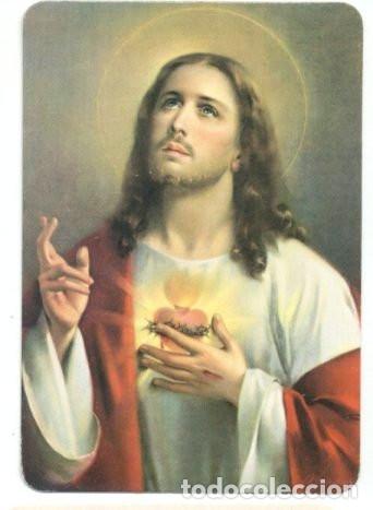 Kalender: CALENDARIO 1994. RELIGIOSO. SAGRADO CORAZON. VIRGENES. SANTOS. PUBLICIDAD MERCE NOMEN BARCELONA.