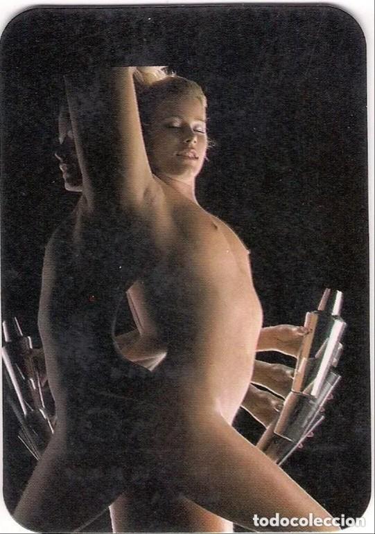 Calendarios: -79635 CALENDARIO DESNUDO FEMENINO, EROTICO, A&Ntilde;O 1988, SERIE CB 108, CON PUBLICIDAD, PRECIOSA MUJER