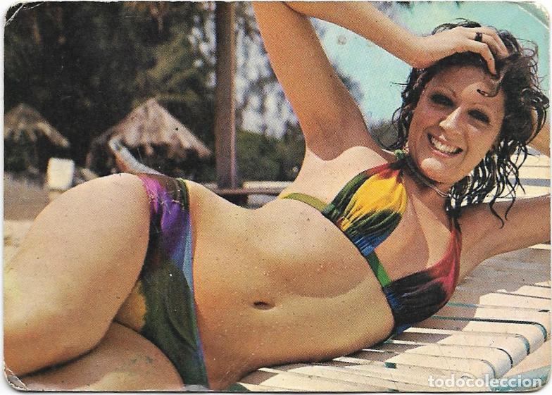 Kalender: CALENDARIO DE BOLSILLO A&Ntilde;O 1975 CHICA - PUBLICIDAD AVILES - VER FOTO REVERSO