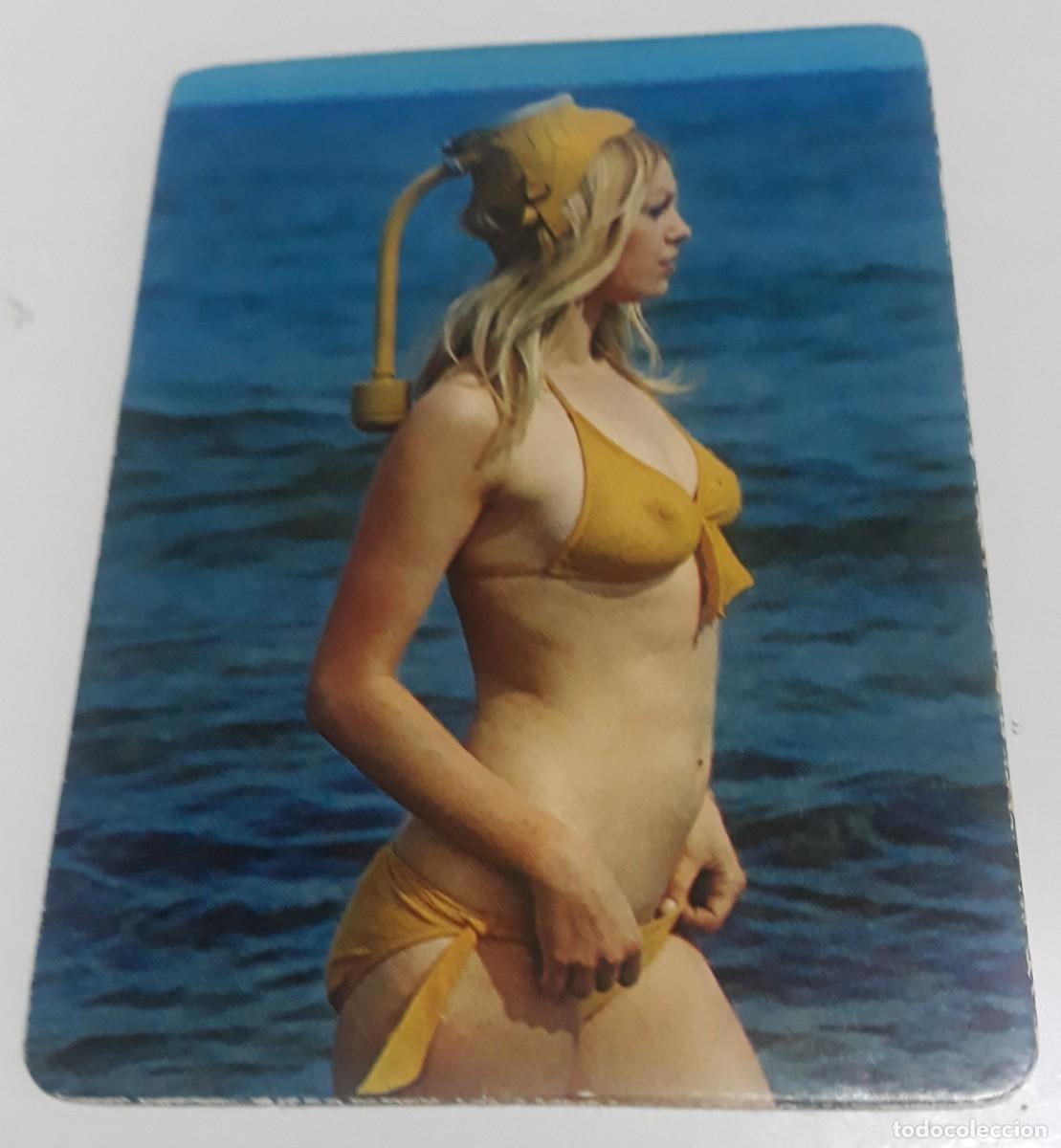 Kalender: -73773 CALENDARIO DESNUDO FEMENINO, ER&Oacute;TICO, A&Ntilde;O 1974, MUJER, DLB 100, CON PUBLICIDAD