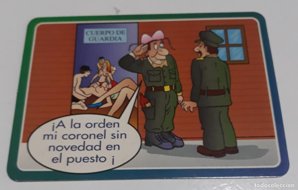 Calendarios: -70703 CALENDARIO HUMOR EROTICO, A&Ntilde;O 1997, DESNUDO FEMENINO, CON PUBLICIDAD, SERIE BO 634, MILITARES