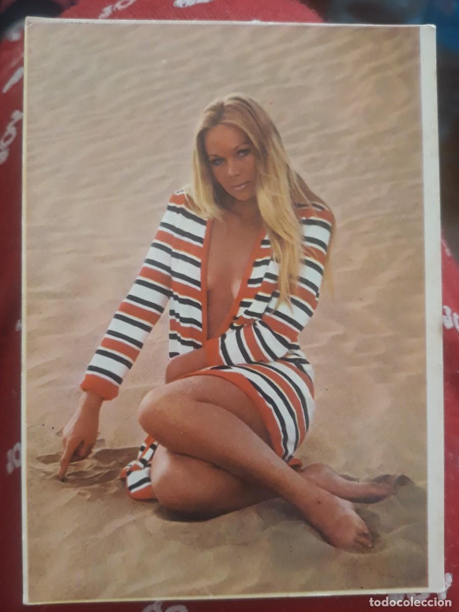 Kalender: -58492 CALENDARIO DESNUDO FEMENINO, EROTICO, A&Ntilde;O 1973, CON PUBLICIDAD, SERIE PLAYA, MUJER