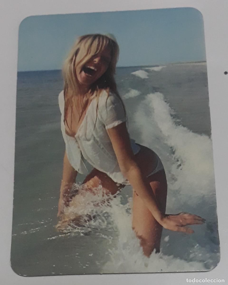 Kalender: -54343 CALENDARIO DESNUDO FEMENINO, EROTICO, A&Ntilde;O 1974, CON PUBLICIDAD, PRECIOSA MUJER