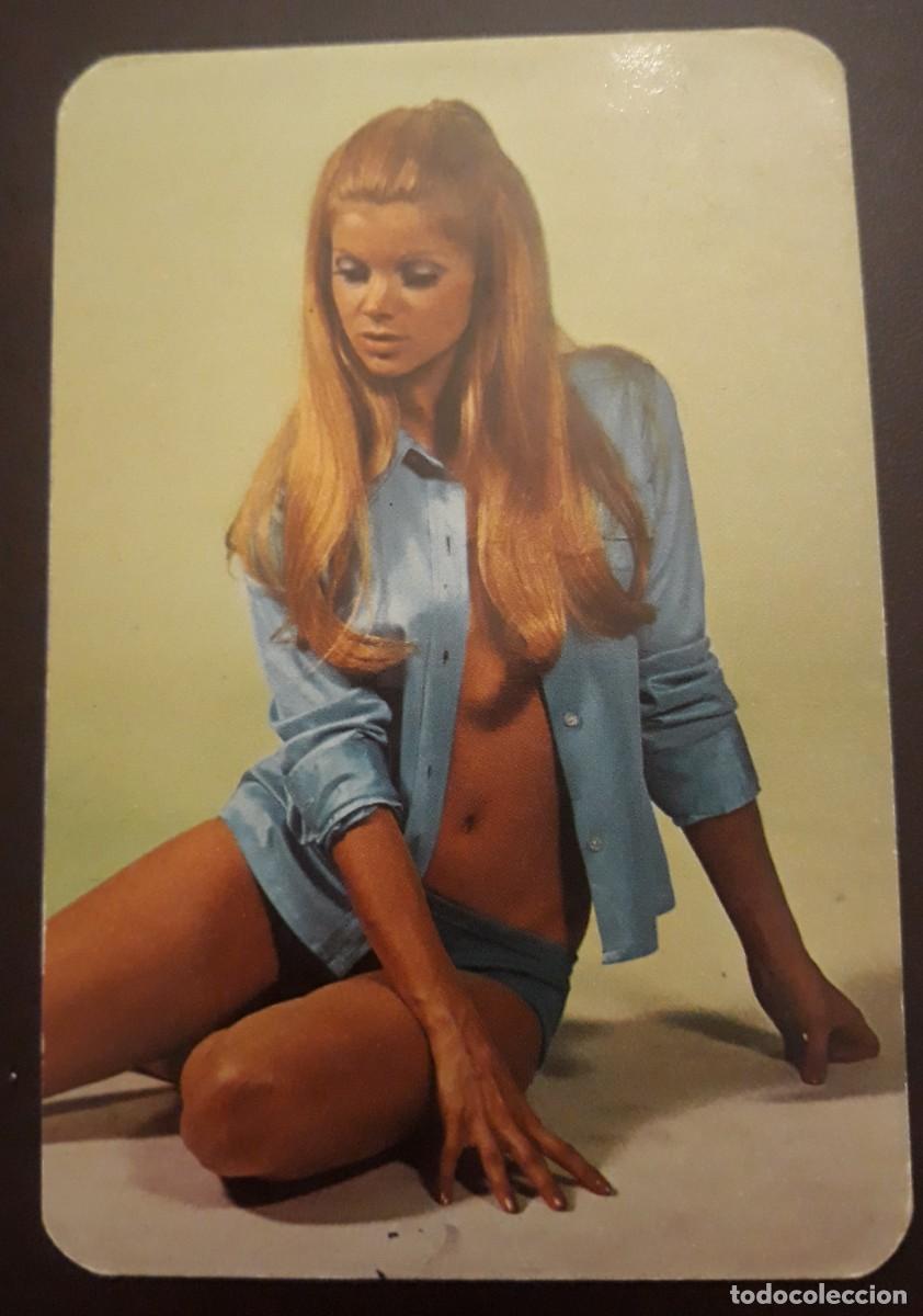 Kalender: -66524 CALENDARIO DESNUDO FEMENINO,EROTICO, A&Ntilde;O 1972, SERIE DLB 26621,CON PUBLICIDAD, PRECIOSA MUJER