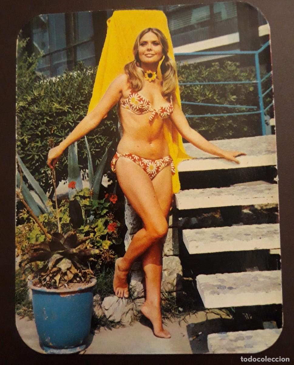 Kalender: -47410 CALENDARIO DESNUDO FEMENINO, EROTICO, A&Ntilde;O 1973, CON PUBLICIDAD, PRECIOSA MUJER
