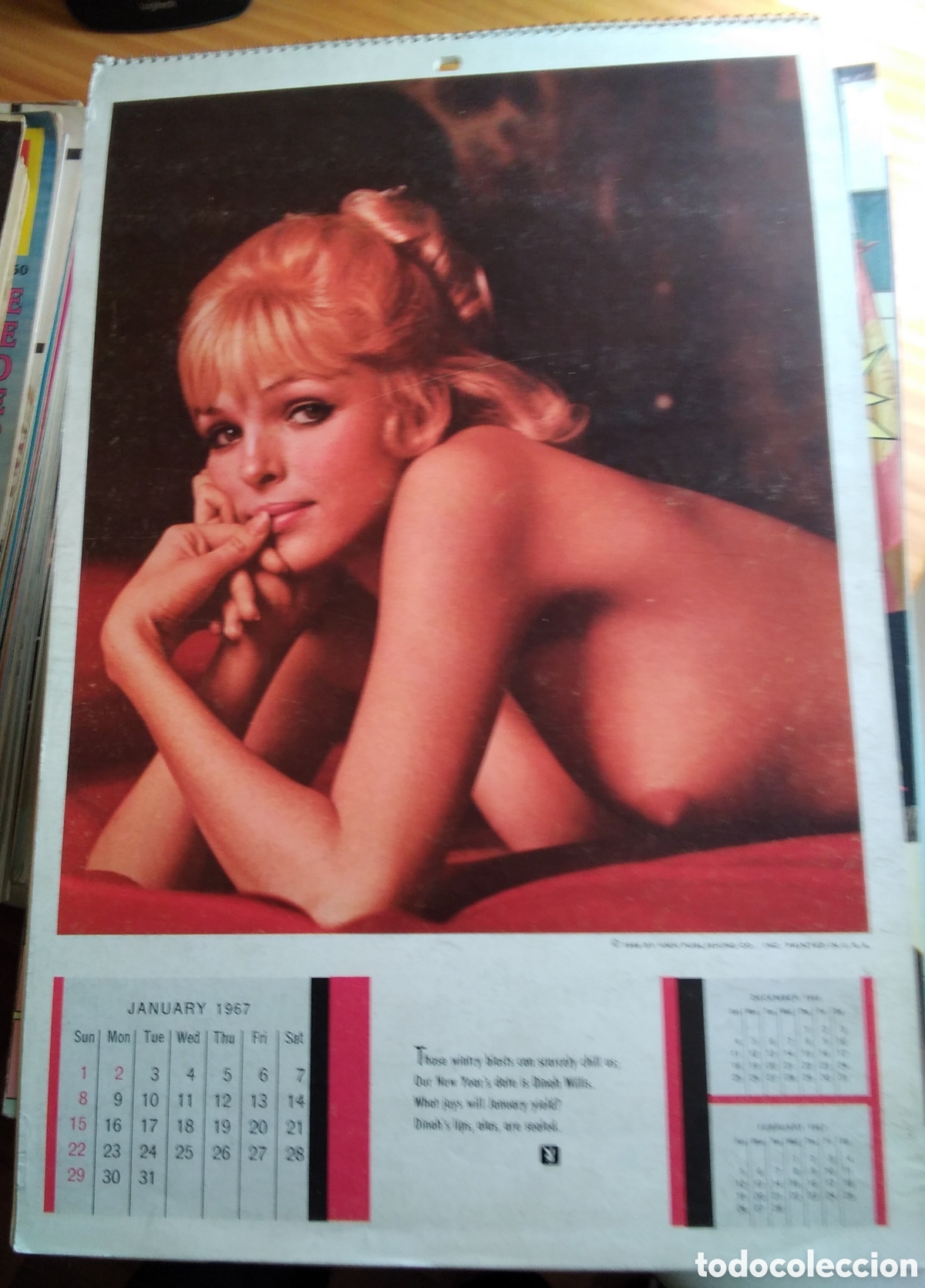 Calendars: Calendario Playboy americano de pared a&ntilde;o 1967