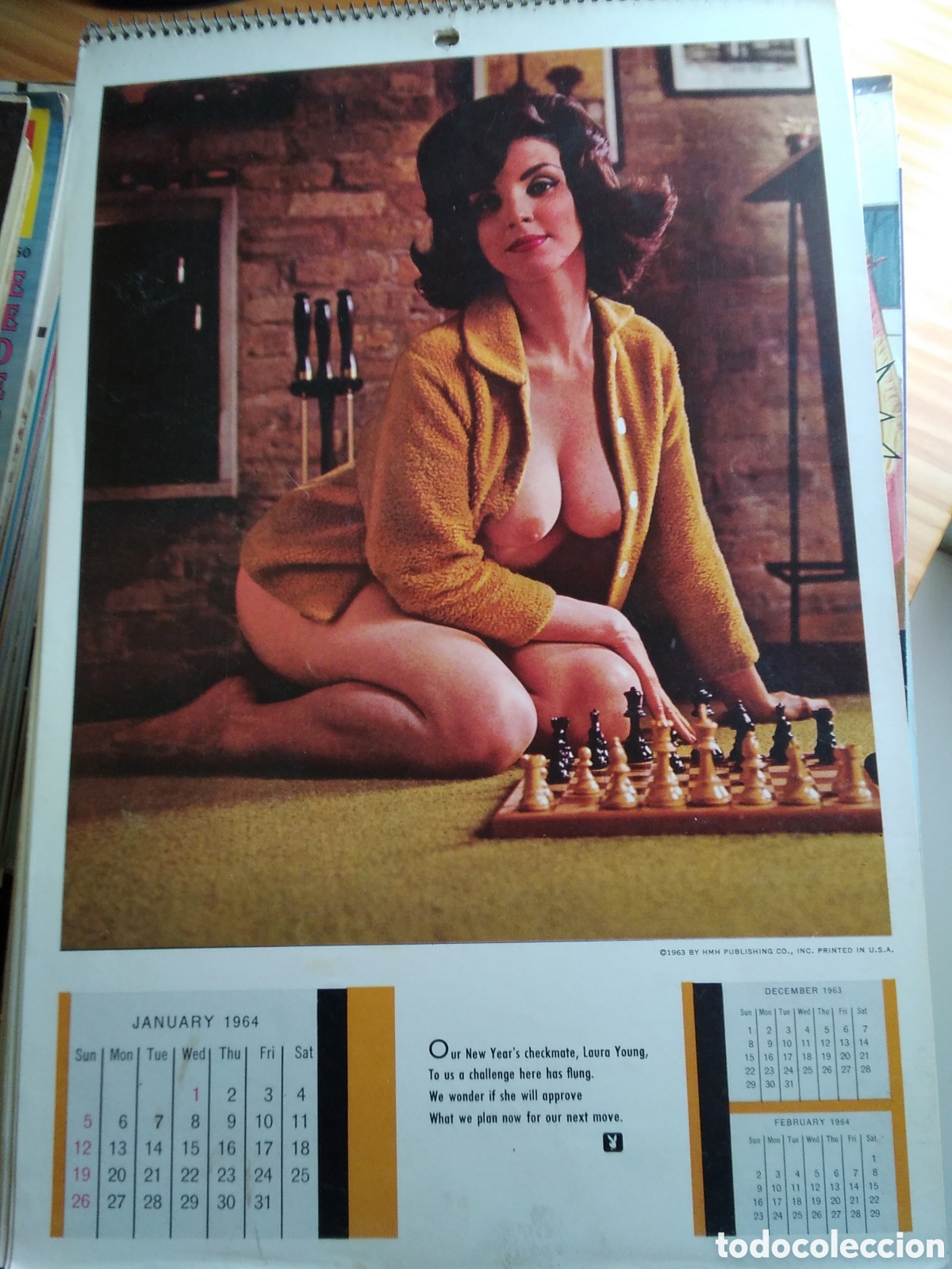 Calendars: Calendario Playboy americano de pared a&ntilde;o 1964