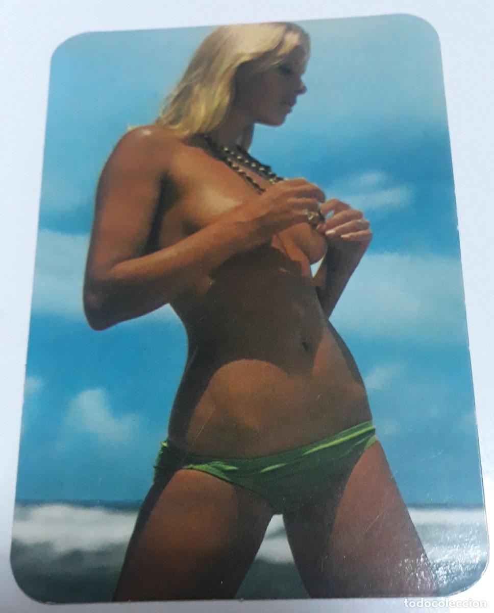 Kalender: -39605 CALENDARIO DESNUDO FEMENINO, EROTICO, A&Ntilde;O 1976, CON PUBLICIDAD, PRECIOSA&nbsp;MUJER