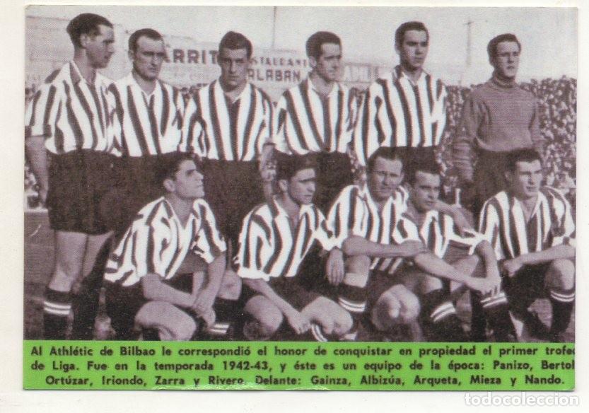 Kalender: Calendario Atleti Conquista de su primera liga en propiedad 1942/1943 Bar Gorbea