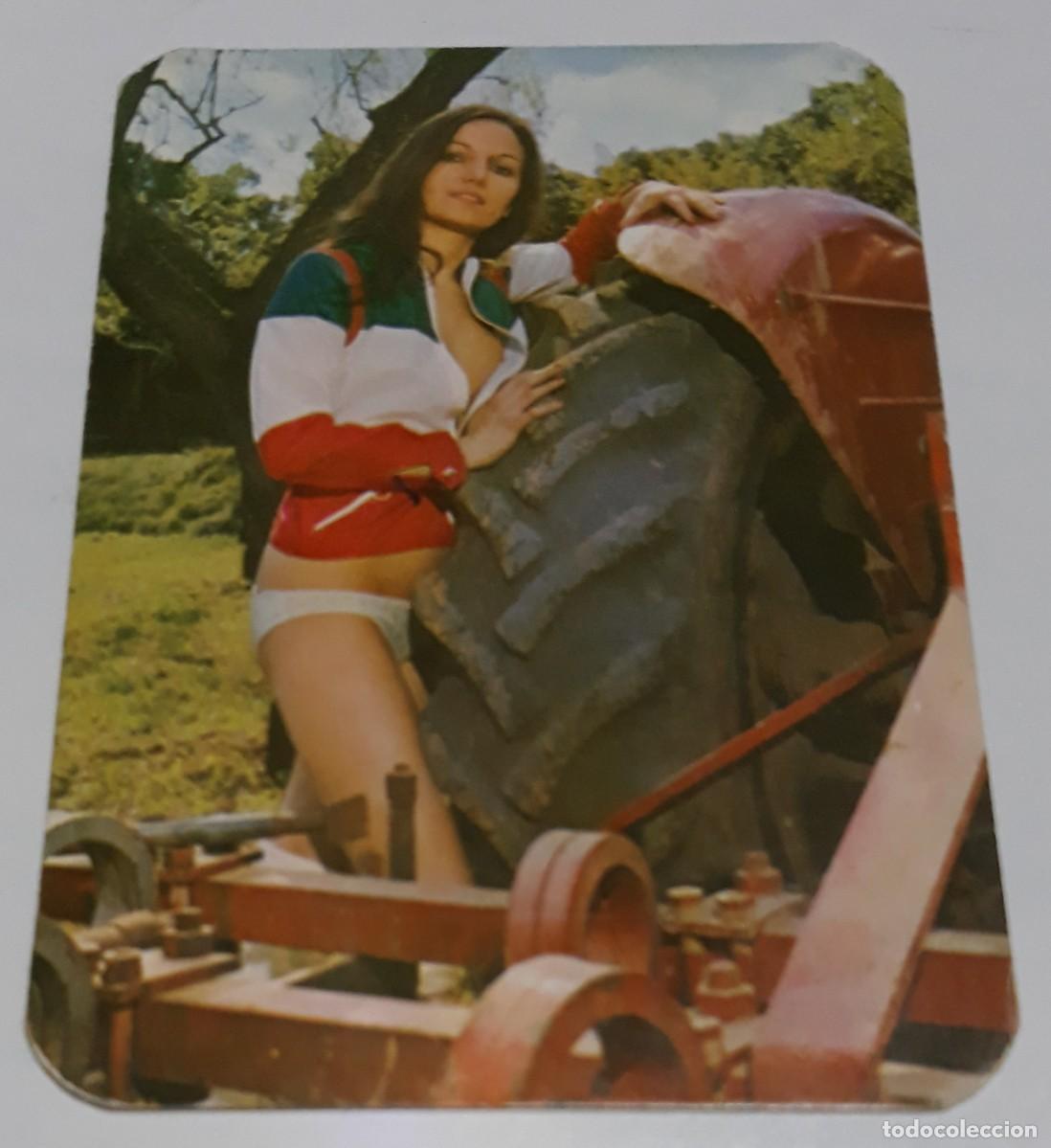 Calendars: -73512 CALENDARIO DESNUDO FEMENINO, ER&Oacute;TICO, A&Ntilde;O 1977, SERIE EDIJAR, MUJER, CON PUBLICIDAD