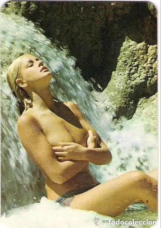 Calendars: -63371 CALENDARIO DESNUDO FEMENINO, EROTICO, A&Ntilde;O 1975, CON PUBLICIDAD, PRECIOSA MUJER