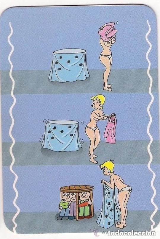 Kalender: -62559 CALENDARIO HUMOR EROTICO, DESNUDO FEMENINO, A&Ntilde;O 1997, SERIE WCB, CON PUBLICIDAD, DIBUJO