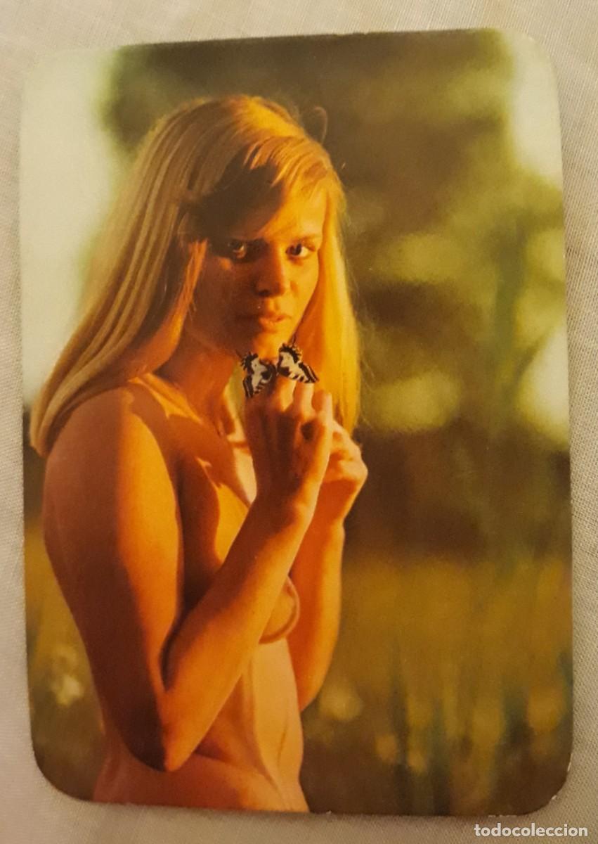 Kalender: -55820 CALENDARIO DESNUDO FEMENINO, EROTICO, A&Ntilde;O 1976, CON PUBLICIDAD, PRECIOSA&nbsp;MUJER