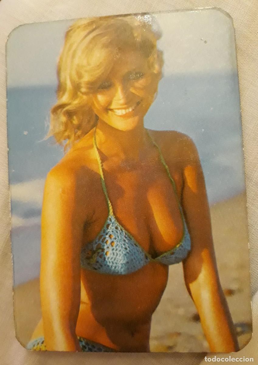Kalender: -57425 CALENDARIO DESNUDO FEMENINO, EROTICO, A&Ntilde;O 1973, CON PUBLICIDAD, PRECIOSA MUJER
