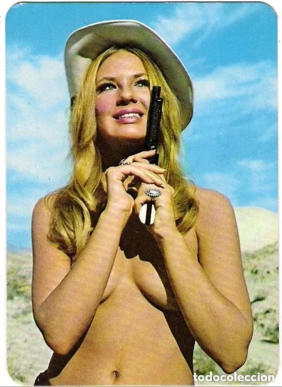 Calendars: -41935 CALENDARIO DESNUDO FEMENINO, EROTICO, A&Ntilde;O 1975, CON PUBLICIDAD, PRECIOSA&nbsp;MUJER
