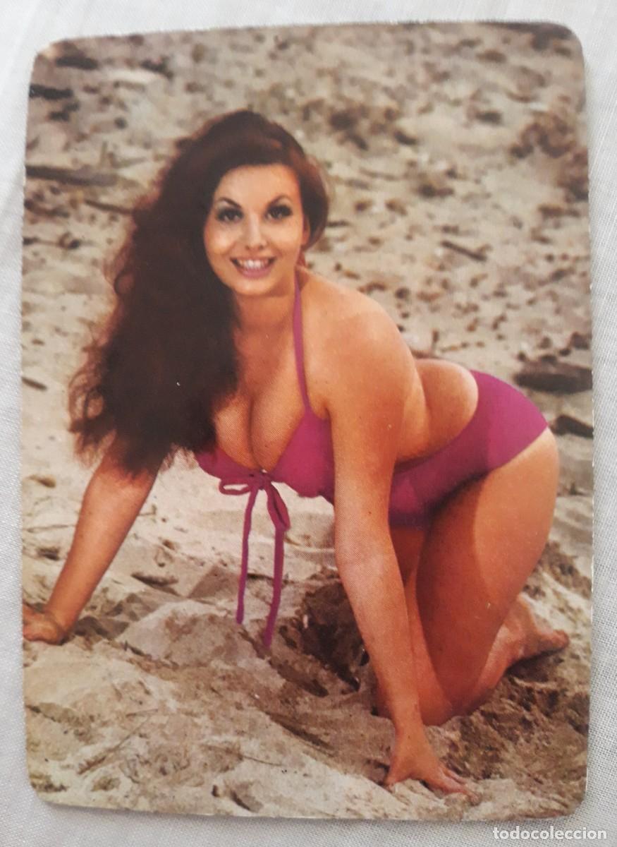Kalender: -34951 CALENDARIO DESNUDO FEMENINO, EROTICO, A&Ntilde;O 1975, CON PUBLICIDAD, PRECIOSA MUJER