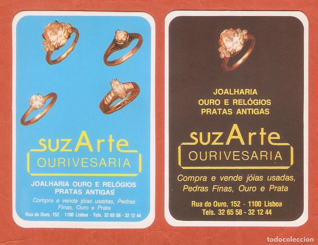 Calendriers: 2 CALENDARIOS BOLSILLO PUBLICITARIOS DE PORTUGAL A&Ntilde;OS 1988 -1989 JOYAS - VER FOTO REVERSOS