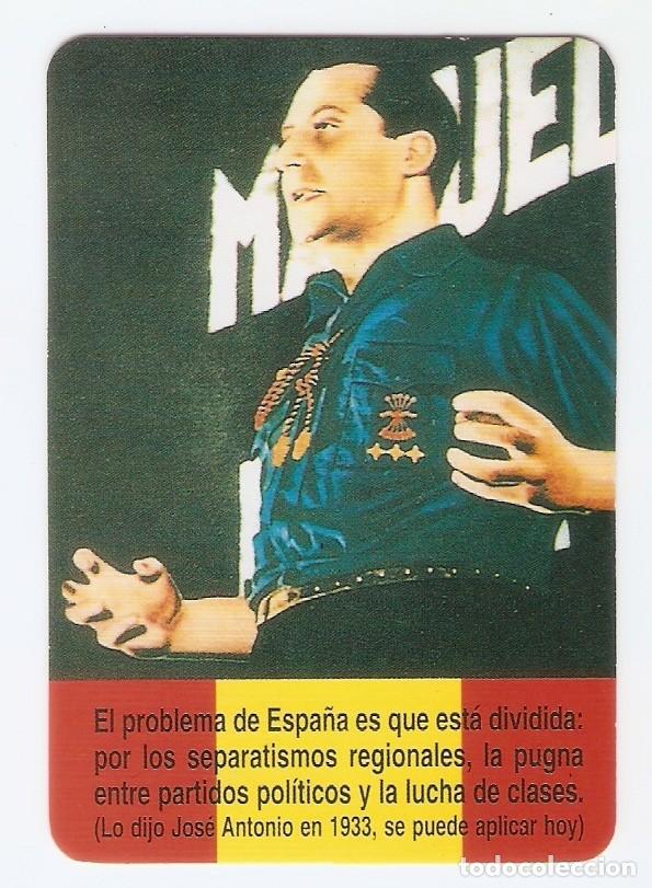 Kalender: CALENDARIO BOLSILLO A&Ntilde;O 1999 POL&Iacute;TICA - FALANGE ESPA&Ntilde;OLA DE LAS JONS - BARCELONA - VER FOTO REVERSO