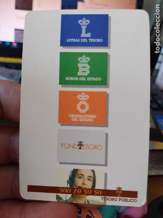 Calendars: 1993 CALENDARIO LETRAS TESORO FONDTESORO NO FOURNIER