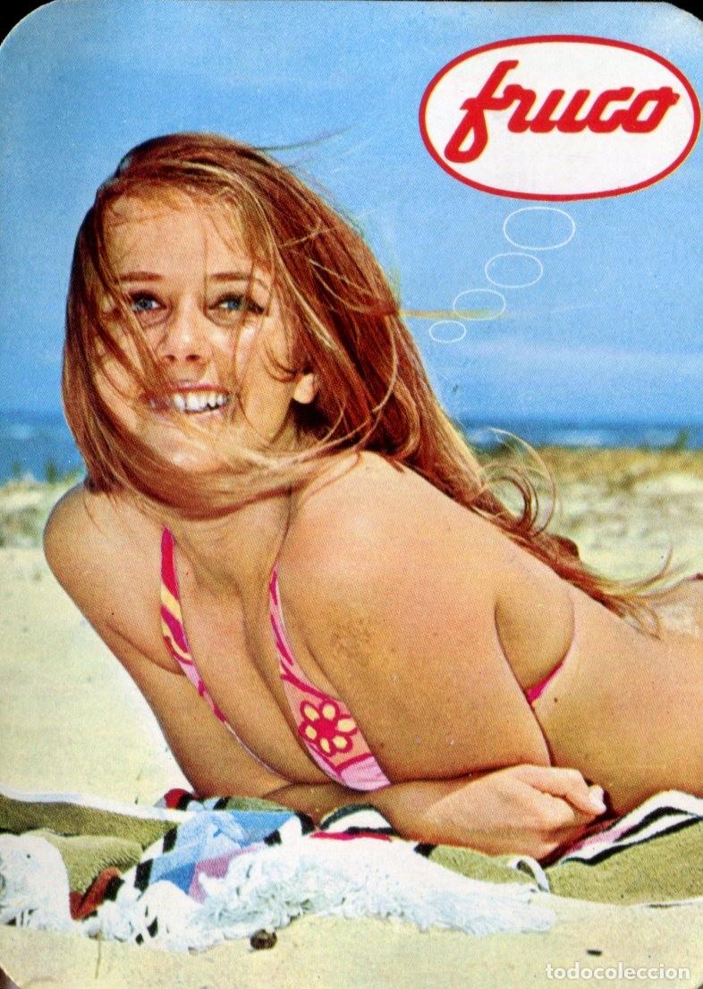 Calendriers: Calendario de publicidad de chica, zumos naturales de fruta fruco, a&ntilde;o 1972