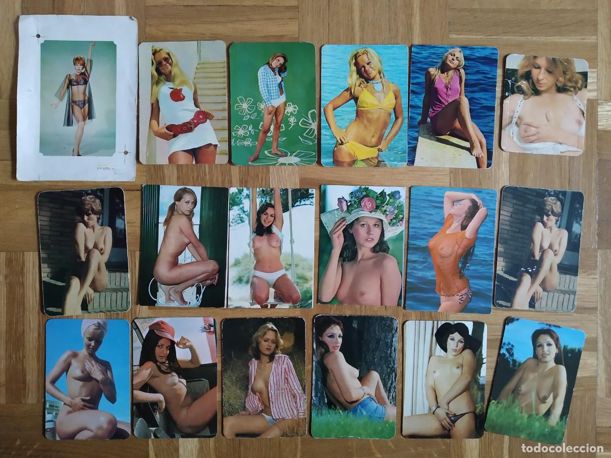 Calendars: LOTE 18 FOTOS TARJETAS SIMIL A CALENDARIO CHICAS ER&Oacute;TICAS. VER FOTOS