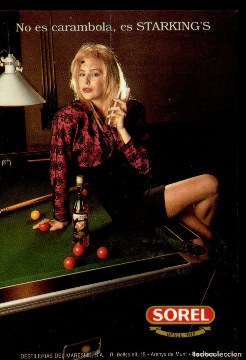 Calendriers: CALENDARIO BOLSILLO EROTICO CHICA. BEBIDA (LICOR SOREL. BARCELONA) 1990
