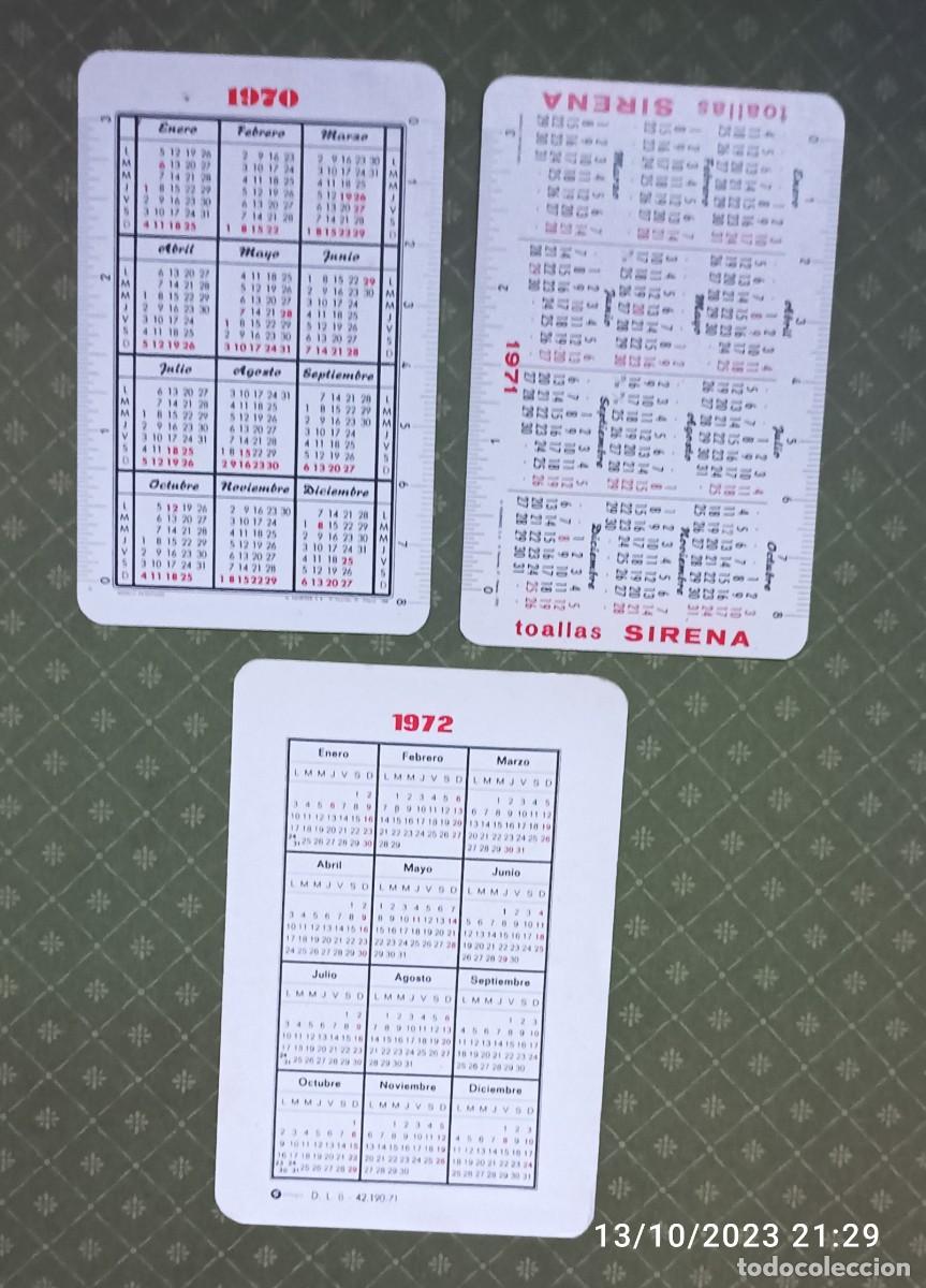 Calendarios: Calendarios de bolsillo - Foto 3