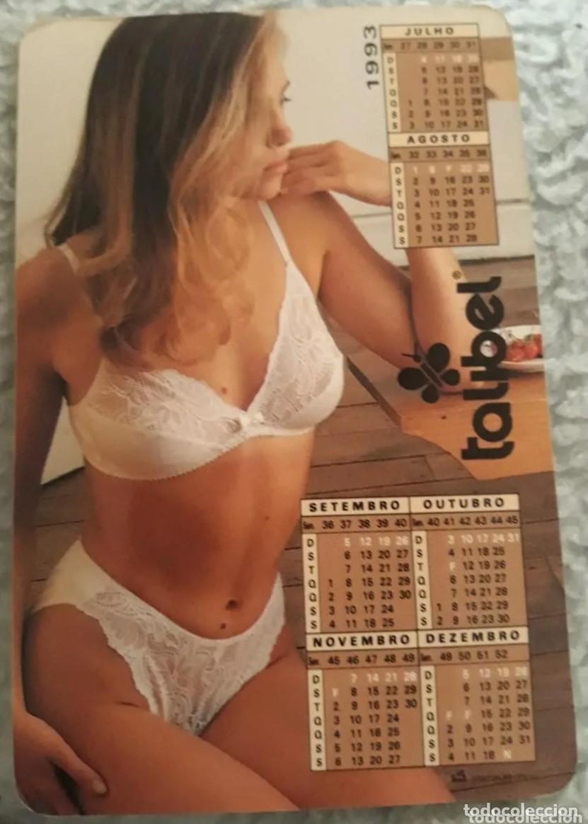 Kalender: -81038 CALENDARIO DESNUDO FEMENINO, DOS CARAS, LENCER&Iacute;A, A&Ntilde;O 1993, EXTRANJERO