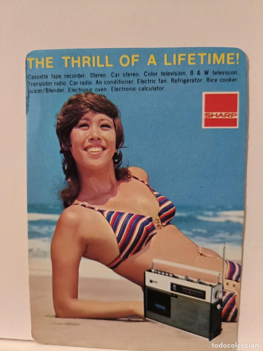 Kalender: Coleccionable Calendario del tema Erotico / Sharp del a&ntilde;o 1972.