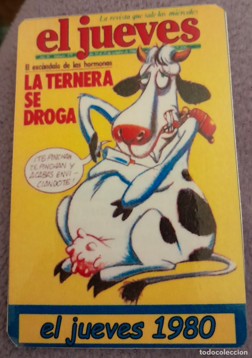 Kalender: -87424 CALENDARIO HUMOR REVISTA EL JUEVES 1980, A&Ntilde;O 2024, LA TERNERA SE DROGA