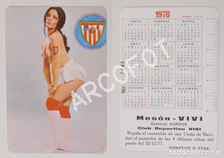 Kalender: Calendario de 1978 - SEVILLA F.C. - MES&Oacute;N VIVI - GAMONAL - BURGOS - N&ordm; 0045