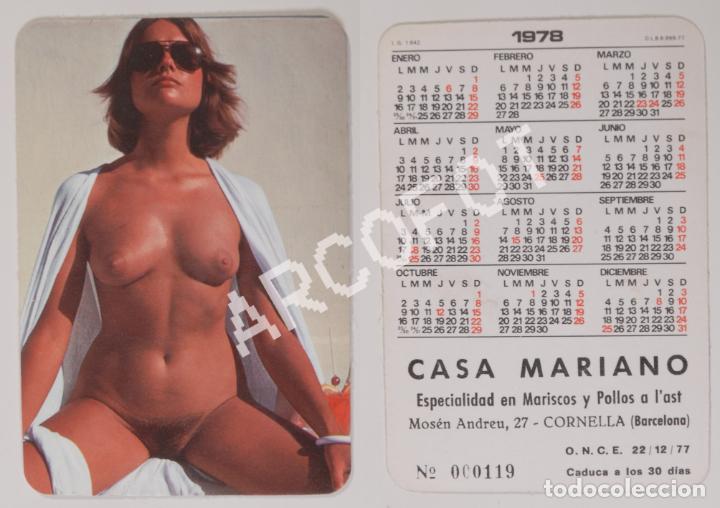Kalender: Calendario de 1978 - CASA MARIANO - CORNELL&Aacute; (BARCELONA) - N&ordm; 000119 ONCE 22/12/77