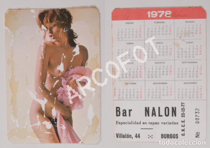 Kalender: Calendario de 1978 - BAR NAL&Oacute;N - BURGOS - N&ordm; 00732 O.N.C.E. 22/12/77