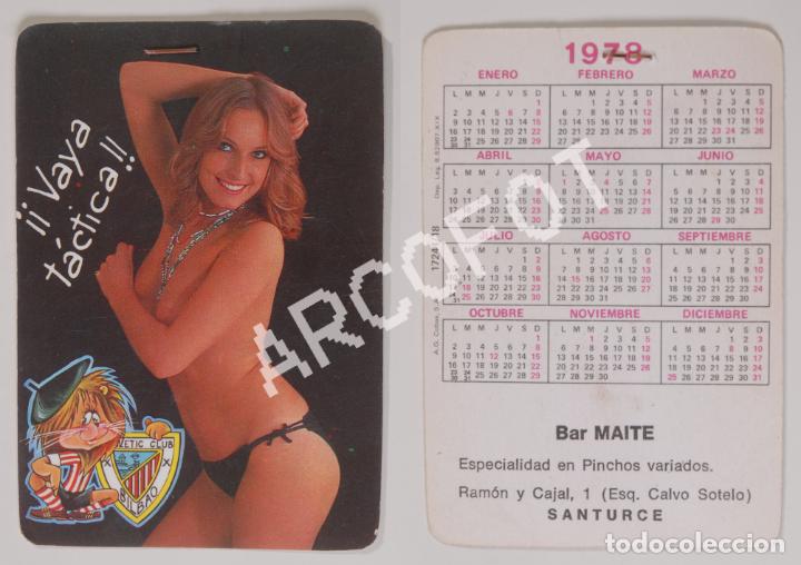 Kalender: Calendario de 1978 - ATHLETIC CLUB BILBAO - &iexcl;&iexcl;VAYA T&Aacute;CTICA!! - BAR MAITE - SANTURCE