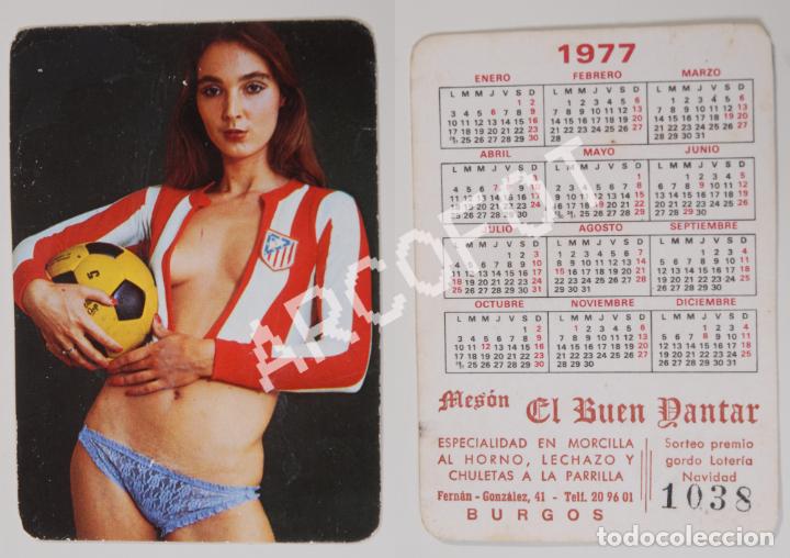 Calendriers: Calendario de 1977 - EL BUEN YANTAR - BURGOS - n&ordm; 1038 Sorteo premio gordo Loter&iacute;a de Navidad