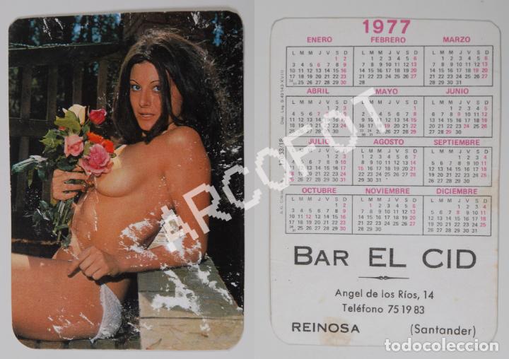 Calendriers: Calendario de 1977 - BAR EL CID - REINOSA (SANTANDER)